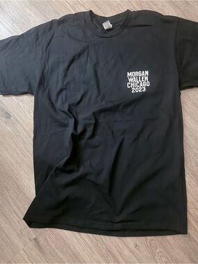 Black Morgan Wallen Chicago 2023 Graphic Men’s T-Shirt